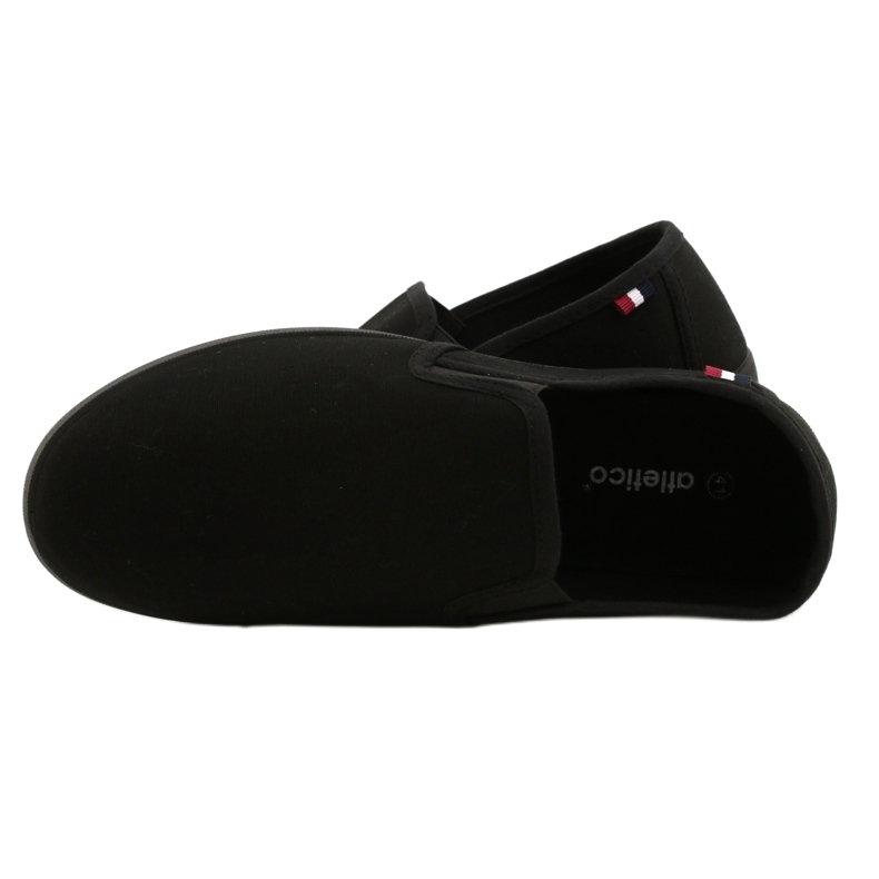 Tênis masculino Atletico Slip On WY18921 Preto 4