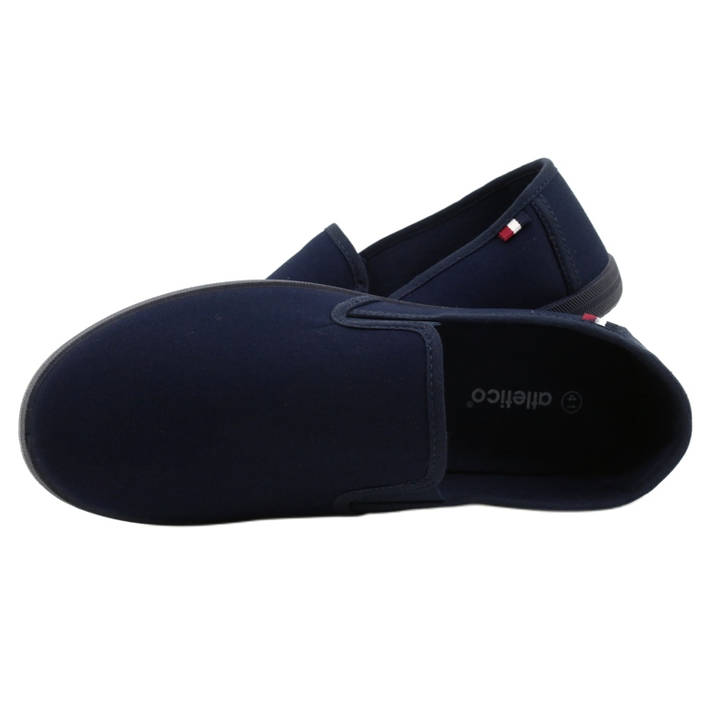 Tênis masculino Atletico Slip On WY18921 Azul Marinho 5