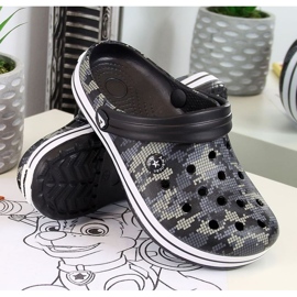 Chinelos de espuma preta American Club Jr.AM445A preto 1