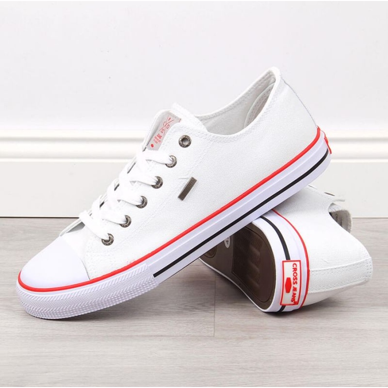 Tênis Low Cross Jeans M JJ1R4001C branco 2