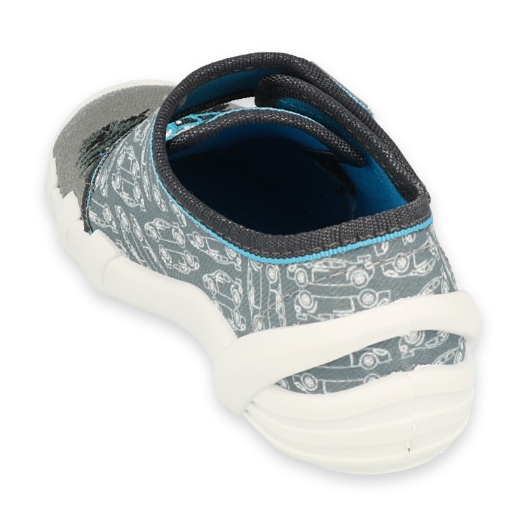 Calçado infantil Befado 273Y339 azul cinza 2