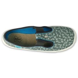 Calçado infantil Befado 972Y235 cinza verde 1