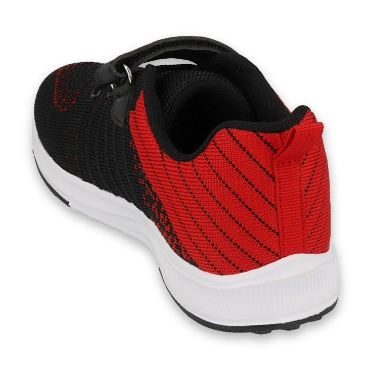 Calçado infantil Befado 516Y134 preto vermelho 2