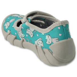 Slippers infantis de Befado Speedy Green 109p238 verde 2