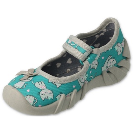 Slippers infantis de Befado Speedy Green 109p238 verde 1