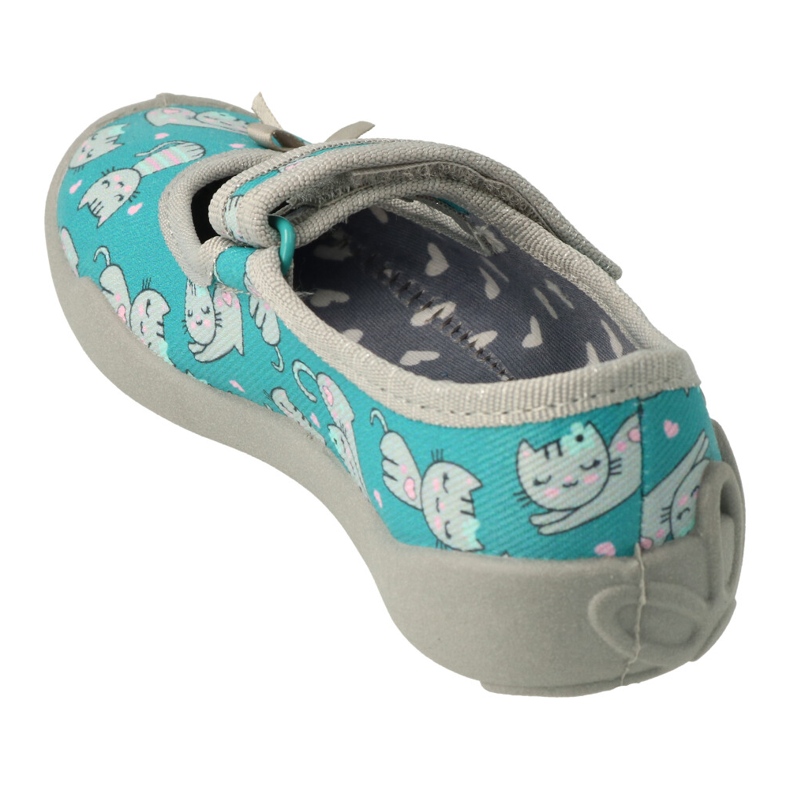 Calçados infantis Befado 114X453 cinza verde 2