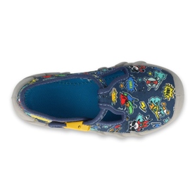 Calçados infantis Befado 110P447 azul marinho multicolorido 3