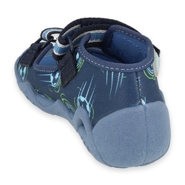 Calçado infantil amarelo Befado 250P100 azul 2