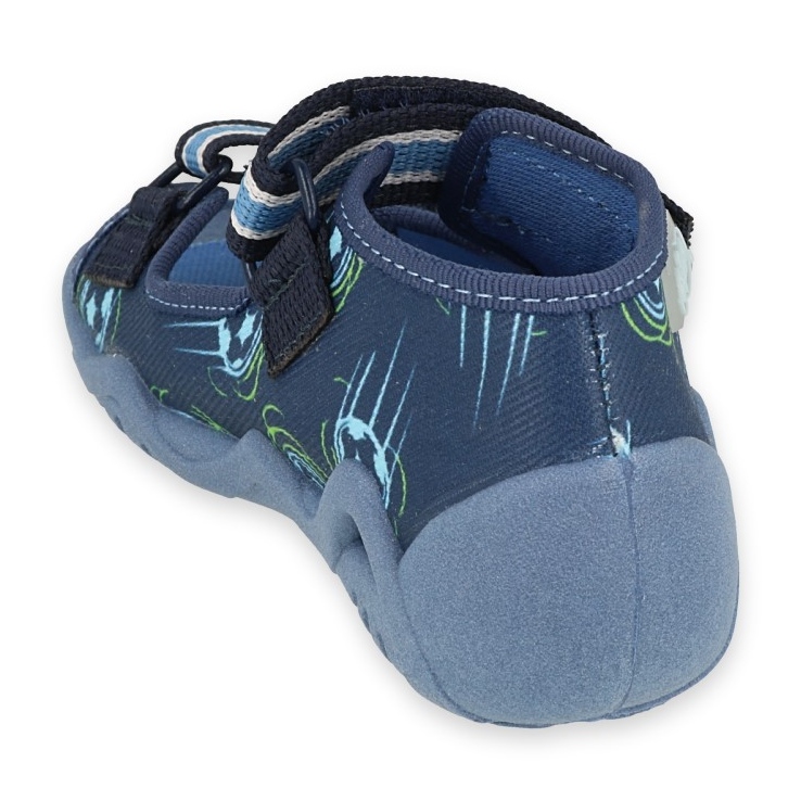 Calçado infantil amarelo Befado 250P100 azul 2