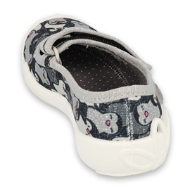 Slippers infantis de Befado 114x463 cinza 2