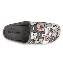 Sapatos femininos Befado 155D200 rosa cinza 1