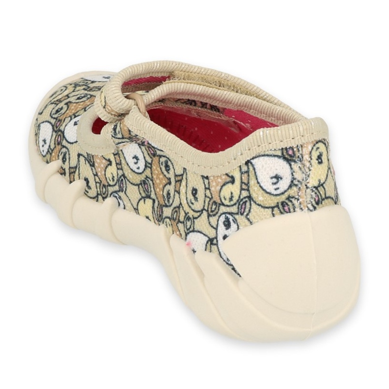 Sapatos infantis Befado Speedy 109P240 bege marrom 2