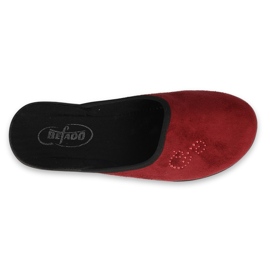Sapatos femininos Befado pu 552D012 vermelho 2