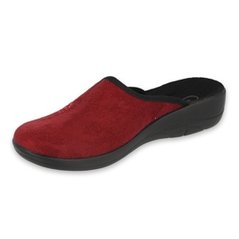 Sapatos femininos Befado pu 552D012 vermelho 1