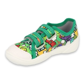 Flippers infantis de Befado para Velcro 907p122 Green verde 1