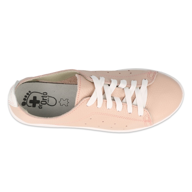 Sapatos femininos baixos Befado 156D012 rosa 1