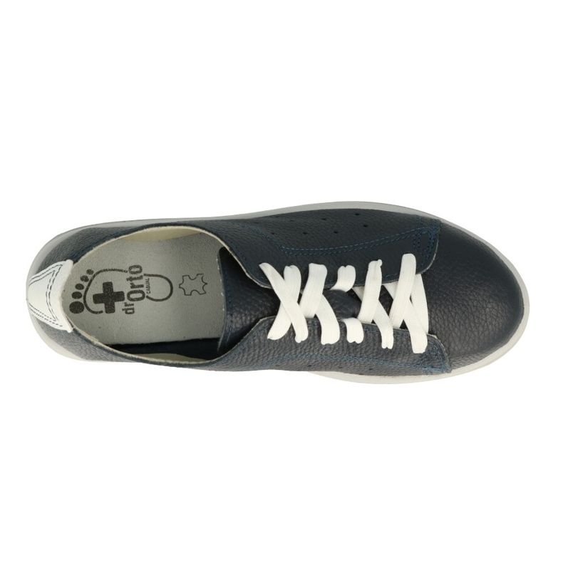 Sapatos femininos baixos Befado 156D011 azul 2