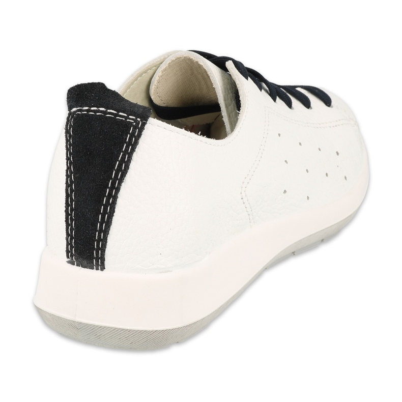 Sapatos femininos de sapato baixo Befado 156D009 branco 2