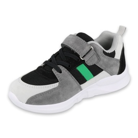 Calçados infantis Befado 516X075 preto cinza 1