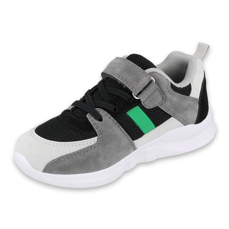 Calçados infantis Befado 516X075 preto cinza 1