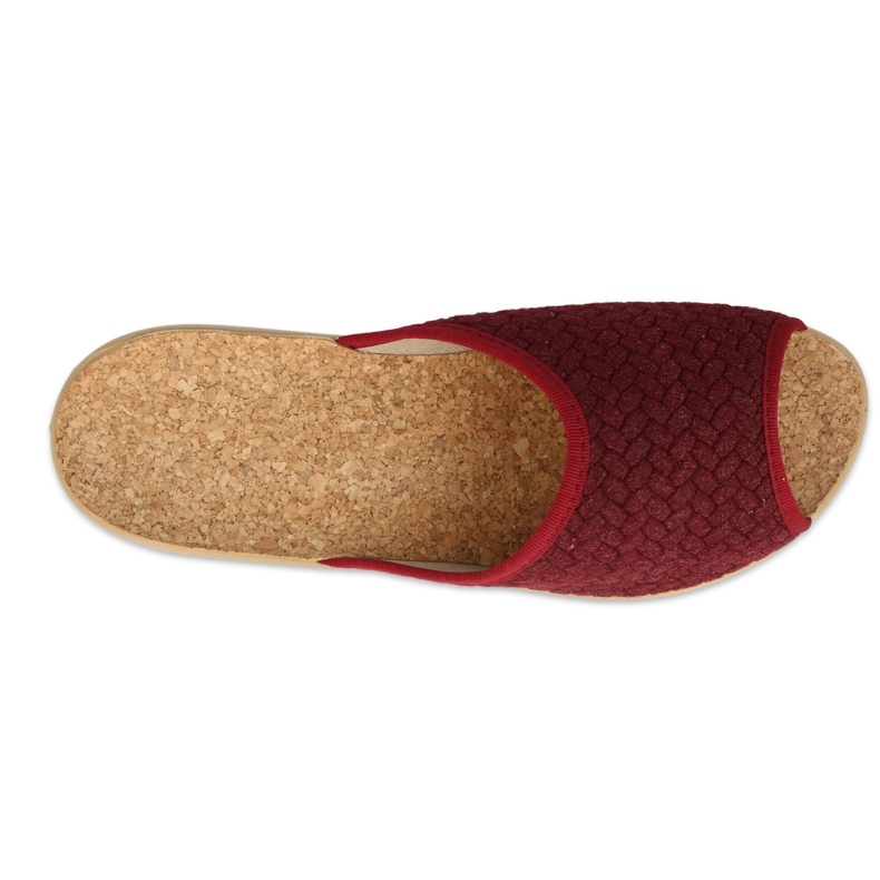 Sapatos femininos Befado pu 254D129 vermelho 1