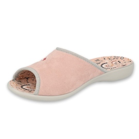 Sapatos femininos Befado pu 254D126 rosa 1