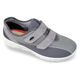 Sapatos femininos Befado 517D018 bege cinza 1