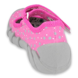 Calçados infantis Befado 109P209 rosa cinza 2