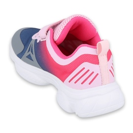 Sapatos juvenis Befado 516Q054 azul marinho rosa cinza multicolorido 2