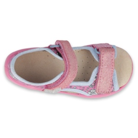 Sapatos infantis Befado pu 065P147 rosa multicolorido 1