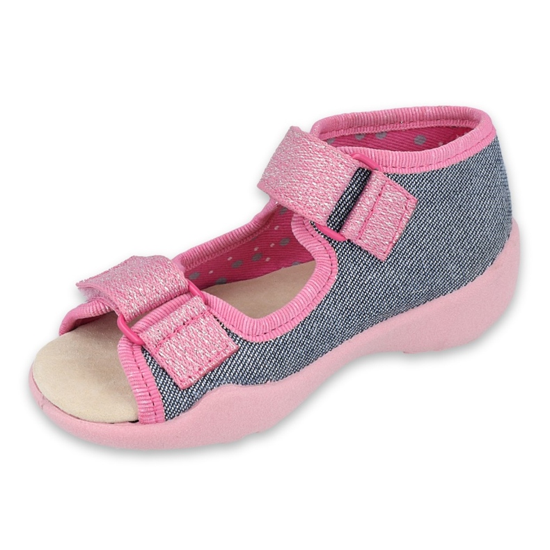 Calçado infantil amarelo Befado 342P017 rosa 1