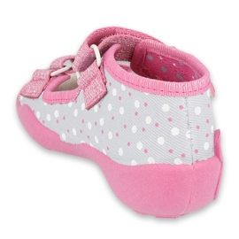 Calçado infantil amarelo Befado 342P018 rosa cinza 2