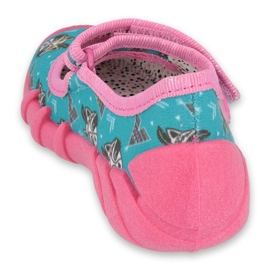 Calçados infantis Befado 109P207 azul rosa 2