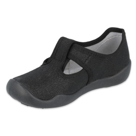 Sapatos infantis Befado blanka preto 115X006 prata 1