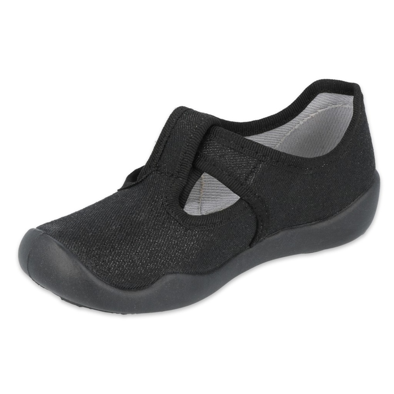 Sapatos infantis Befado blanka preto 115X006 prata 1