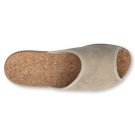 Sapatos femininos Befado pu 254D113 bege 2