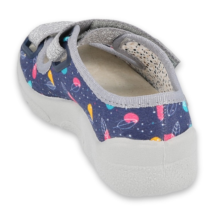 Calçados infantis Befado 869X144 azul marinho rosa cinza 2