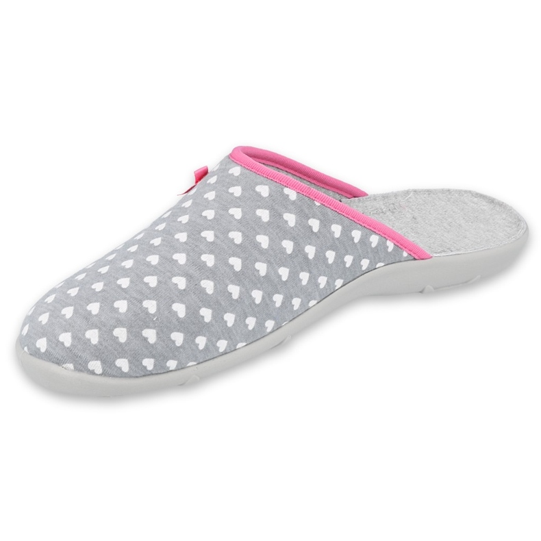Sapatos femininos Befado pu 235D174 branco rosa cinza 1