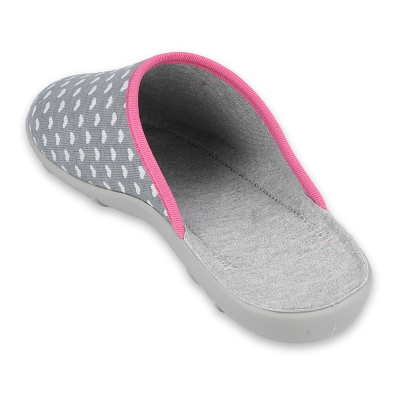 Sapatos femininos Befado pu 235D174 branco rosa cinza 2