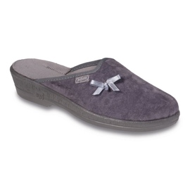 Sapatos femininos Befado pu 219D454 cinza 1