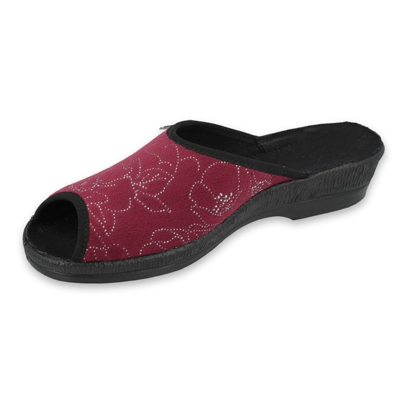Sapatos femininos Befado pu 581D195 vermelho multicolorido 1