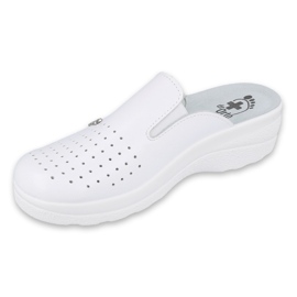 Sapatos femininos Befado 157D006 branco 1