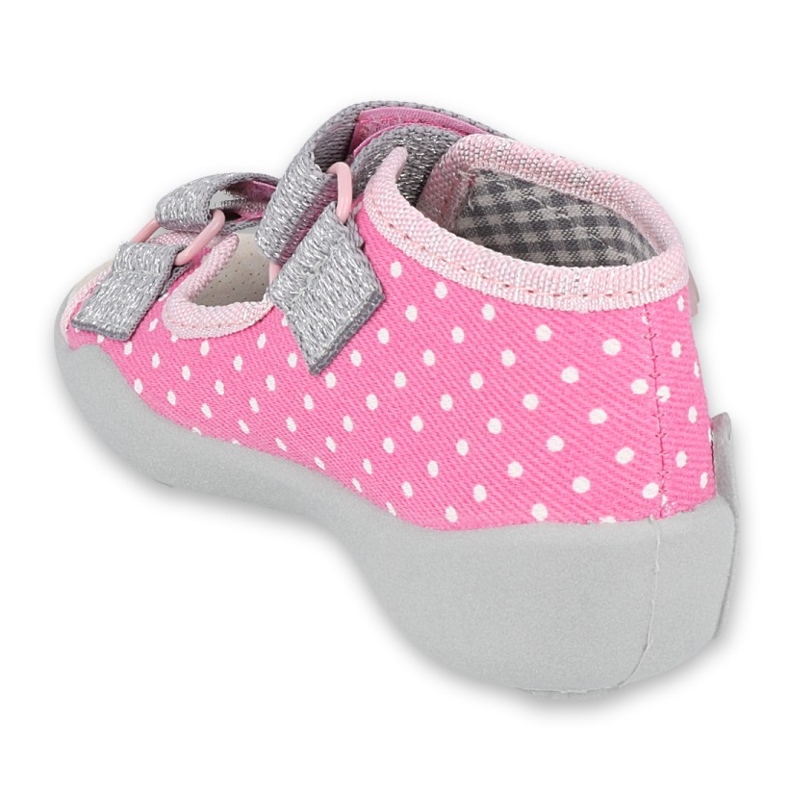 Calçado infantil amarelo Befado 342P024 rosa cinza 2