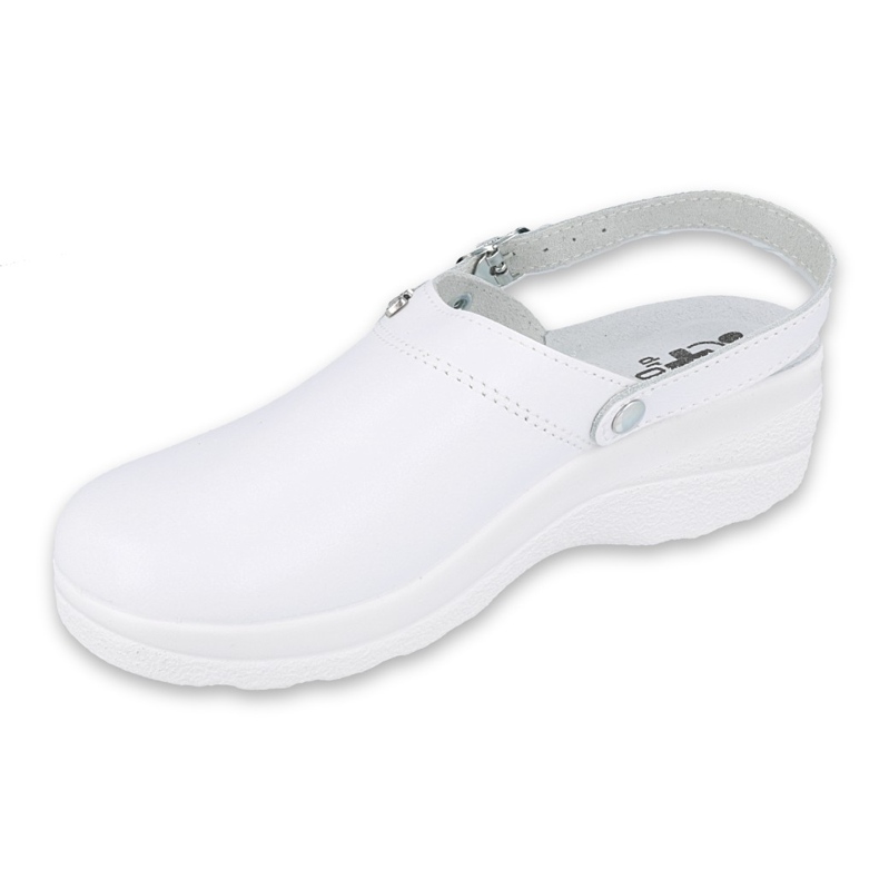 Chinelos femininos Befado 157D001 branco 1