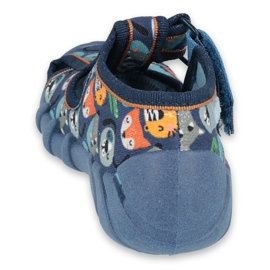 Calçados infantis Befado 190P101 azul marinho azul multicolorido verde 2