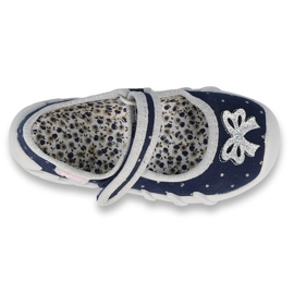 Calçados infantis Befado 109P202 azul marinho cinza 1