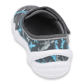 Calçados infantis Befado 273X305 azul cinza 2