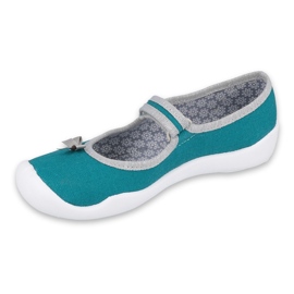 Calçados infantis Befado 114Y434 cinza verde 1