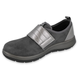 Sapatos de velcro femininos de Befado 156d003 preto cinza 1