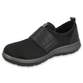 Sapatos de velcro femininos de Befado 156d002 preto 1